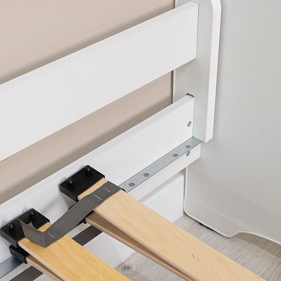 Detská posteľ Ourbaby so zábranou - biela