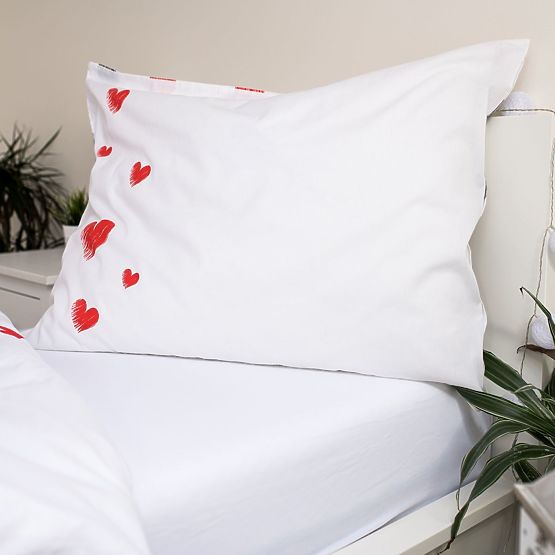 Posteľné obliečky Mickey a Minnie 140 x 200 cm + 70 x 90 cm