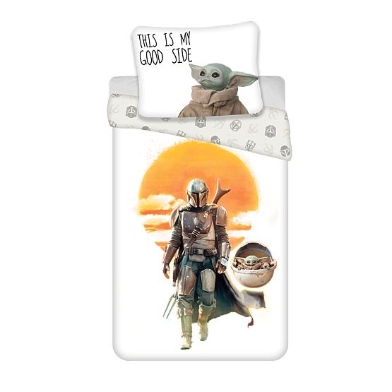 Posteľné obliečky Star Wars - Mandalorian 140 x 200 cm + 70 x 90 cm