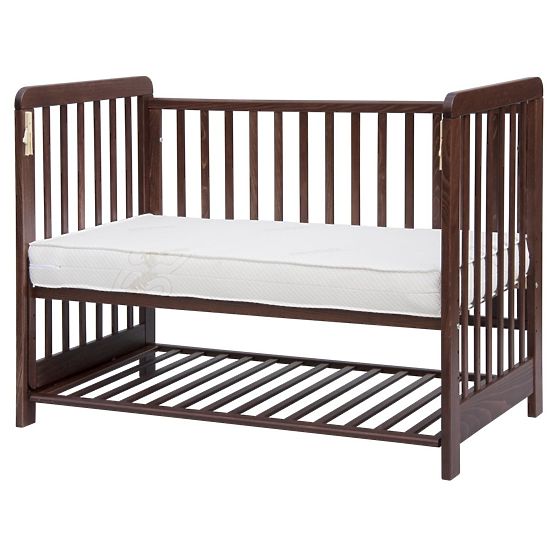 Postieľka s odnímateľným bokom SCARLETT VISTA - orech