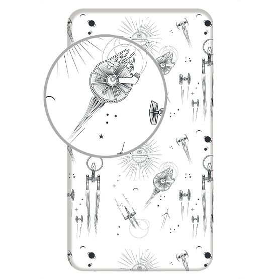 Prestieradlo Star Wars 90 x 200 + 25 cm