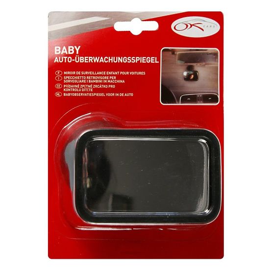 Prídavné spätné zrkadlo do auta Čierna