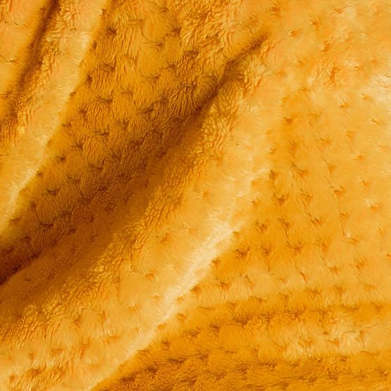 Prikrývka SHLEEPY oranžová žakárovo razená klasický štýl 130x180