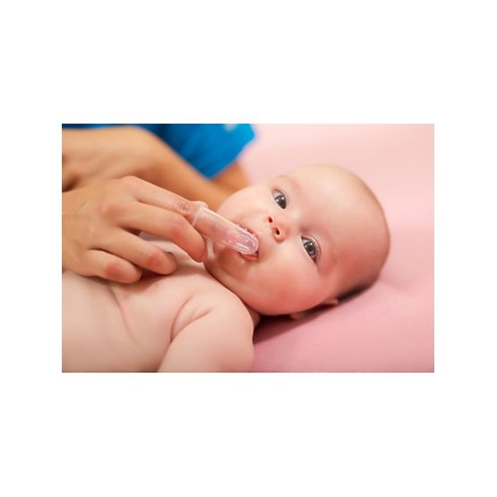 Prvá zubná kefka s puzdrom Akuku Ružová