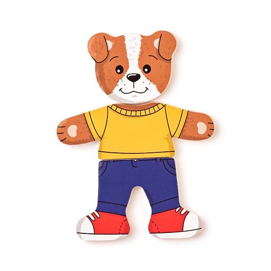 Puzzle Psík na obliekanie