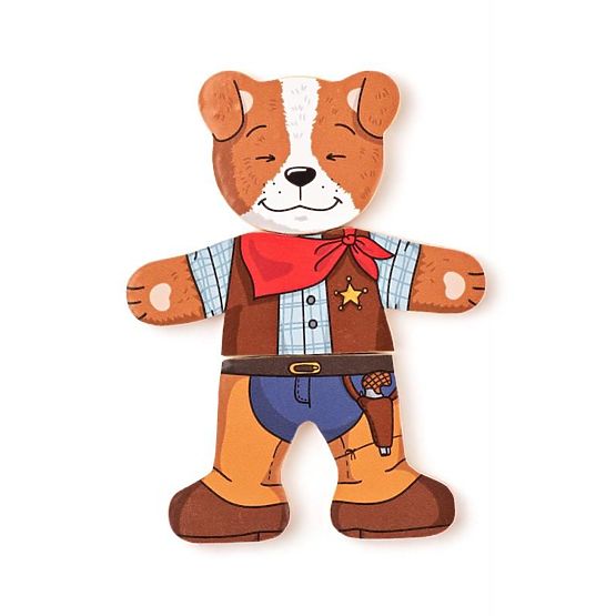 Puzzle Psík na obliekanie