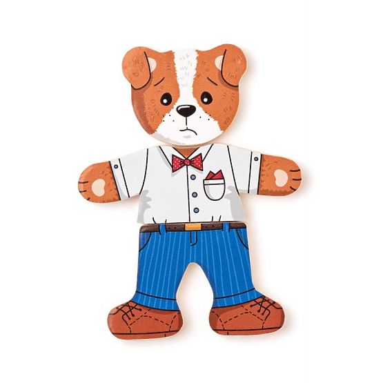 Puzzle Psík na obliekanie