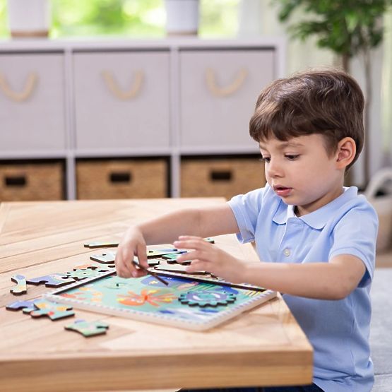 Puzzle so zubovými kolesami Podmorský svet