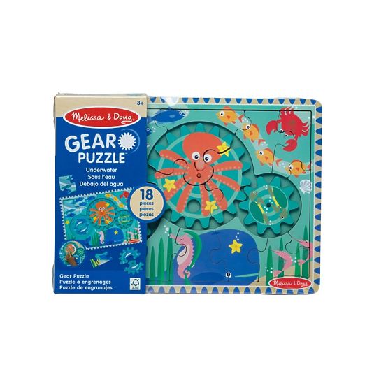 Puzzle so zubovými kolesami Podmorský svet