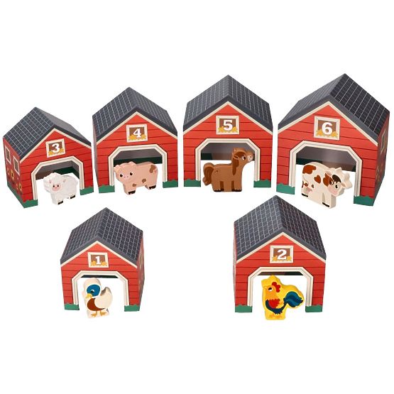 Pyramída z pohárikov Farma