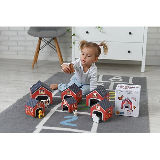 Pyramída z pohárikov Farma