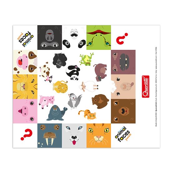 Quercetti Puzzle Zvieracie tváre