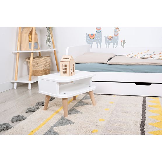 Rastúca posteľ Nell 2v1 - biela