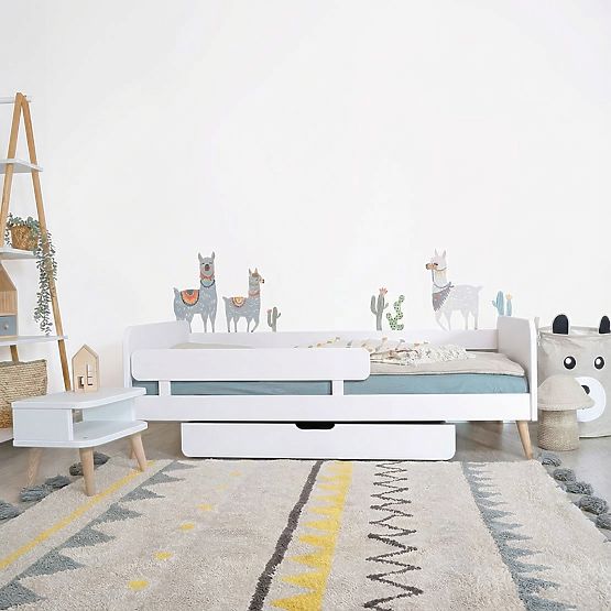 Rastúca posteľ Nell 2v1 - biela