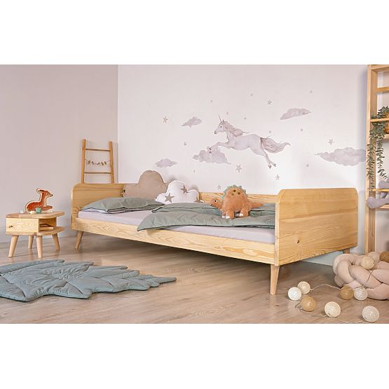 Rastúca posteľ Nell 2v1 - prírodná