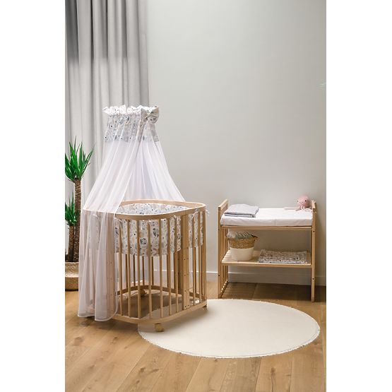 Rastúca postieľka Desire 7v1 PLUS - prírodná