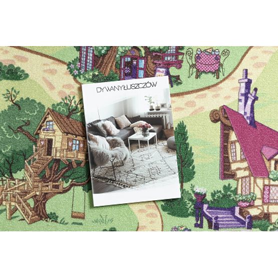 REBEL ROADS KOBEREC Candy Town 27 protišmykový pre deti - ružový / zelený