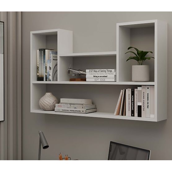 Regál BILBAO 4P BIELY