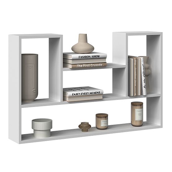 Regál BILBAO 4P BIELY