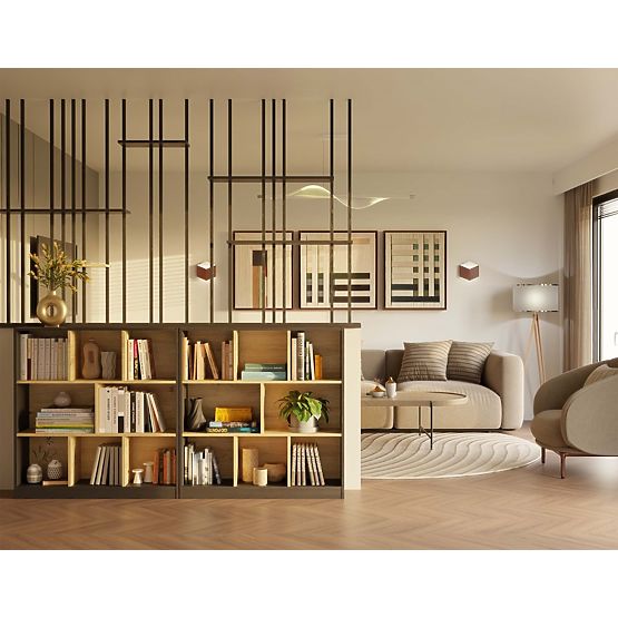 Regál Fiesta 8P ANTRACIT DUB ARTISAN