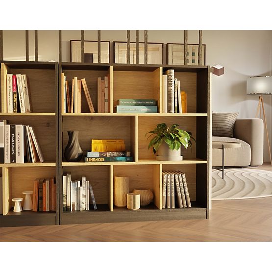 Regál Fiesta 8P ANTRACIT DUB ARTISAN