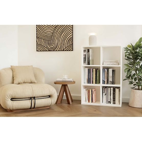 Regál Malax MINI 2X3 BIELY