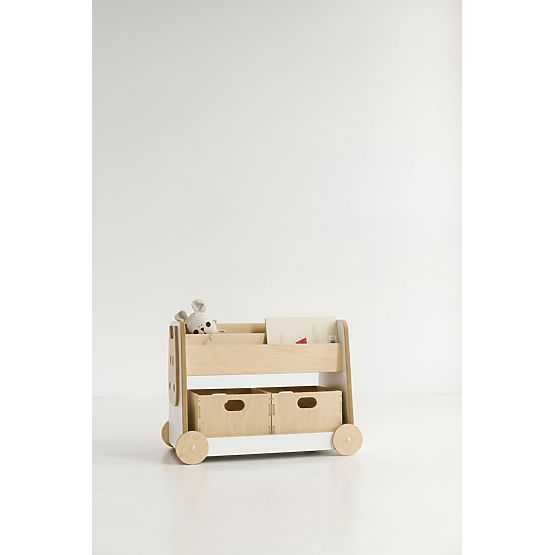 Regál na hračky s kolieskami