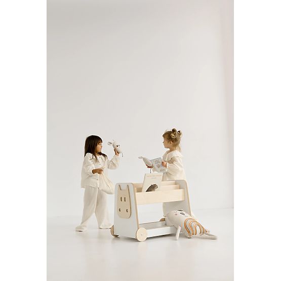 Regál na hračky s kolieskami