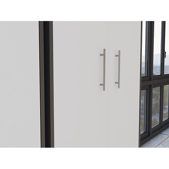 Regál Oliv 2D ANTRACIT BIELA