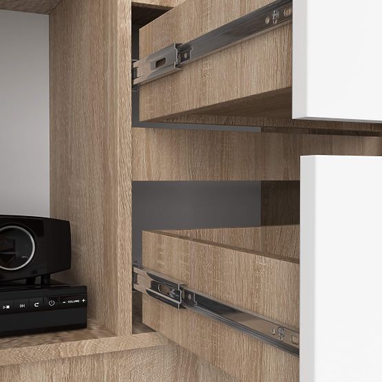 REGAŁ R11 R80 1D 2SZ CLP PK SONOMA / BIELA