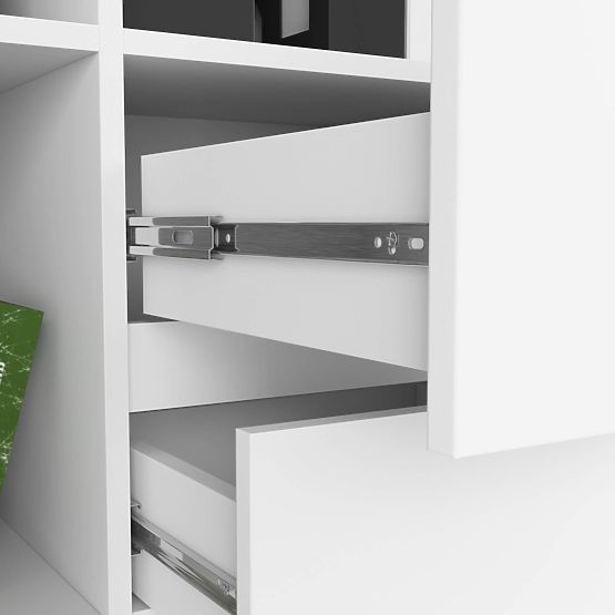 REGAŁ R15 R80 1D 2SZ CLP PK BIELY