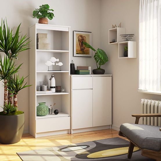 REGÁL R60 1SZ 4P CLP PK BIELY