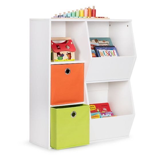 Regál s organizérmi