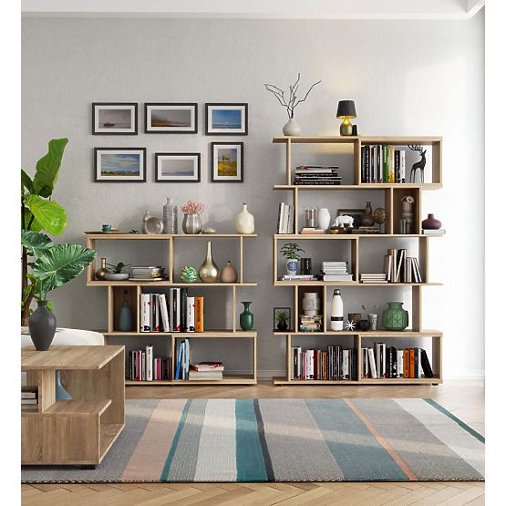 Regál s policami mini FIX - dub sonoma