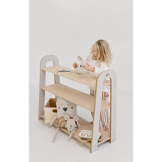 Regál SLIM M - biely