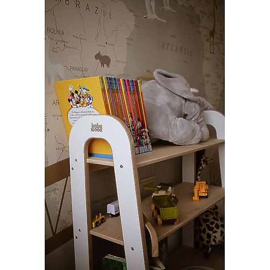 Regál SLIM S - biely