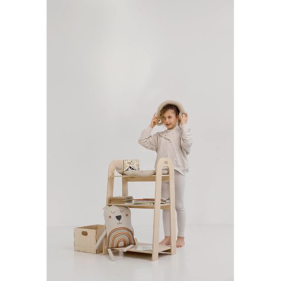 Regál SLIM S - prírodný