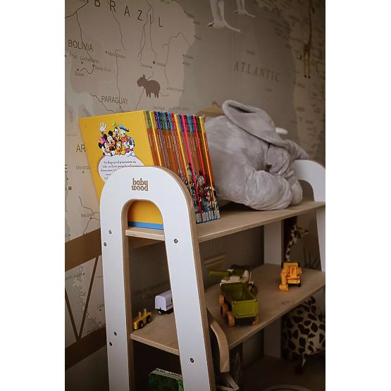 Regál SLIM S - prírodný