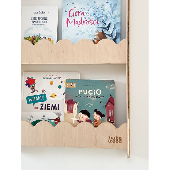 Regál WAVE L - prírodný