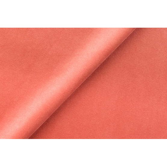 Retro detské kresielko Velvet - koralová