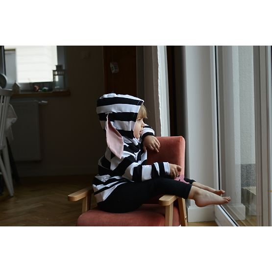 Retro detské kresielko Velvet - lososová