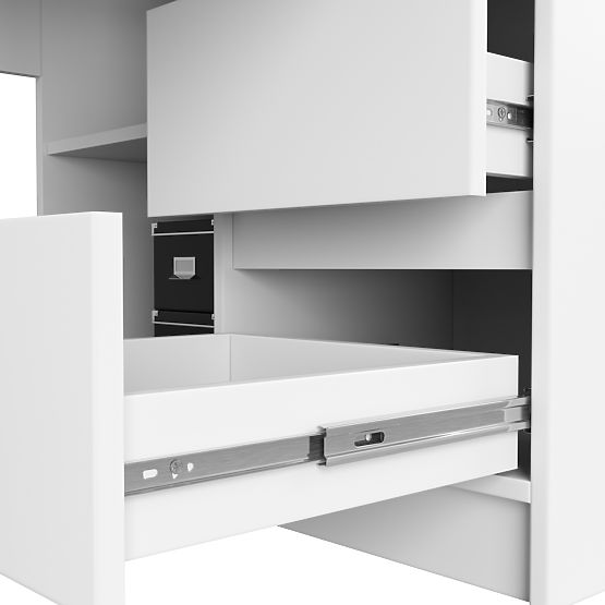 ROHOVÝ STÔL B20 CLP PRAVOSTRANNÝ PK BIELY