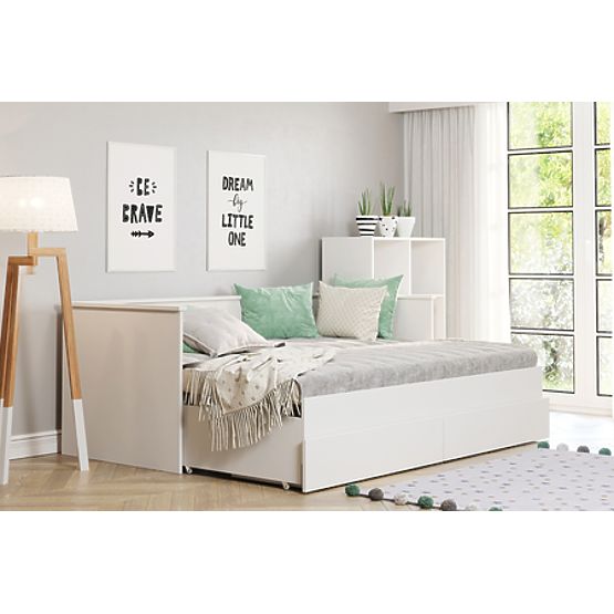 Rozkladacia posteľ HELIOS s dvoma zásuvkami 200x80/200x160