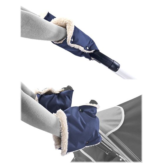 Rukávnik na kočík 2 ks Sensillo 45x21 navy Modrá