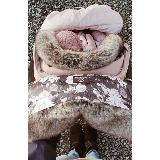 Rukávnik na kočík - Nočná kvety