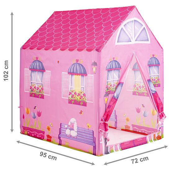 Ružový stan na hranie domček pre deti IPLAY