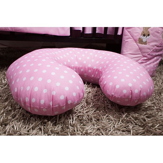 Sada obliečok do postieľky 120x90cm - Rabbit - ružová