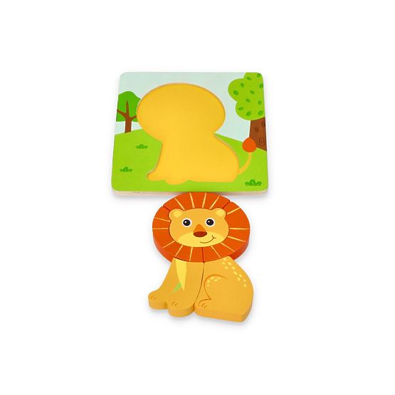 Sada štyroch skladačiek so zvieratkami