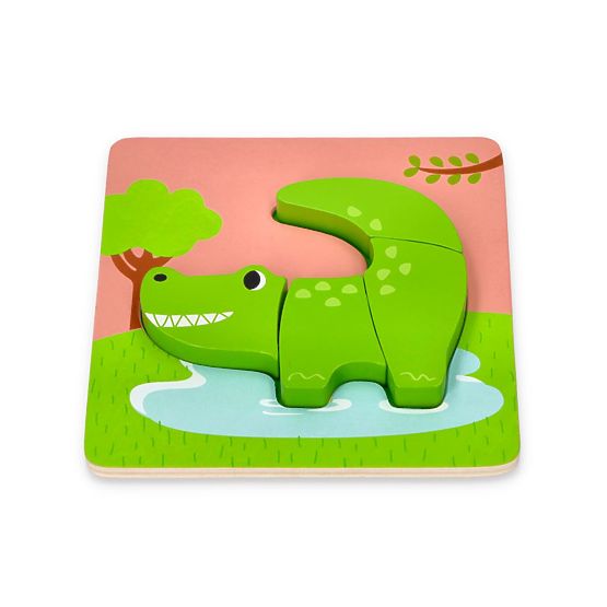 Sada štyroch skladačiek so zvieratkami