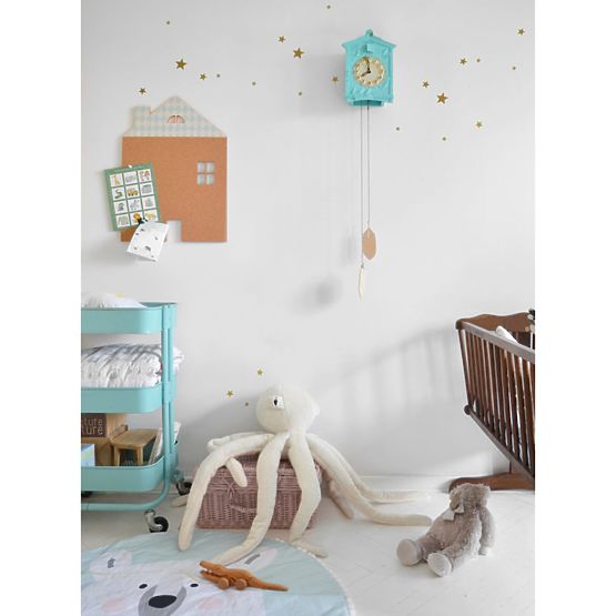 Samolepiaca nástenka DEKORNIK - modrý domček